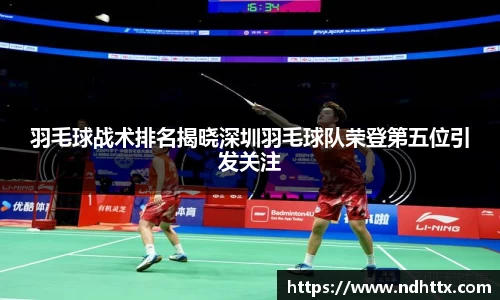 羽毛球战术排名揭晓深圳羽毛球队荣登第五位引发关注